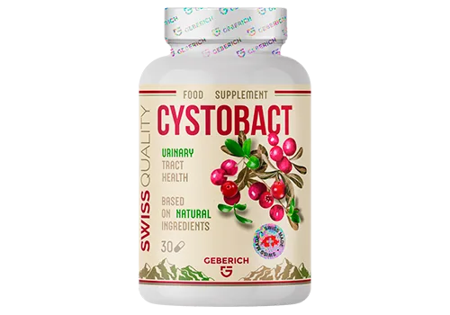 Boîte de CYSTOBACT et capsules